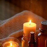 Bougies et huiles essentielles au spa